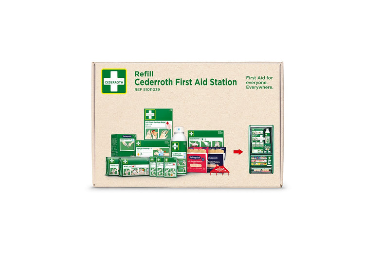 Refillpaket till Första Hjälpen-Station