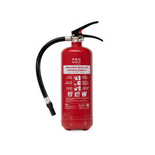 Brandsläckare Pulver 2 kg Nexa Pro Select