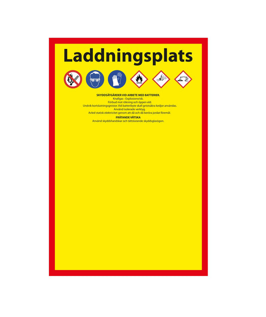 Tavla Laddningsplats 80 x 120 cm