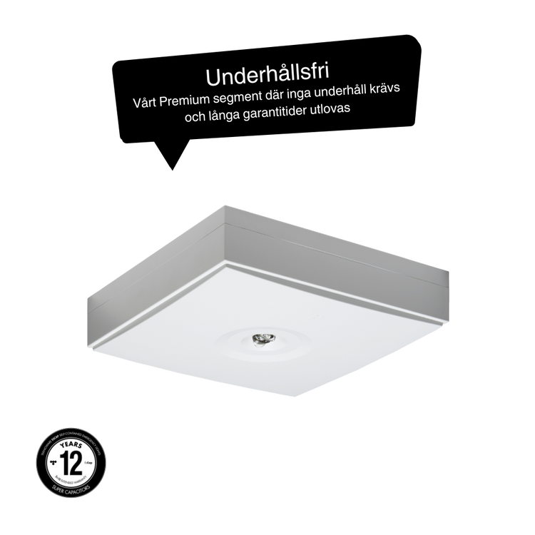 Vägledande armatur - Superkondensator