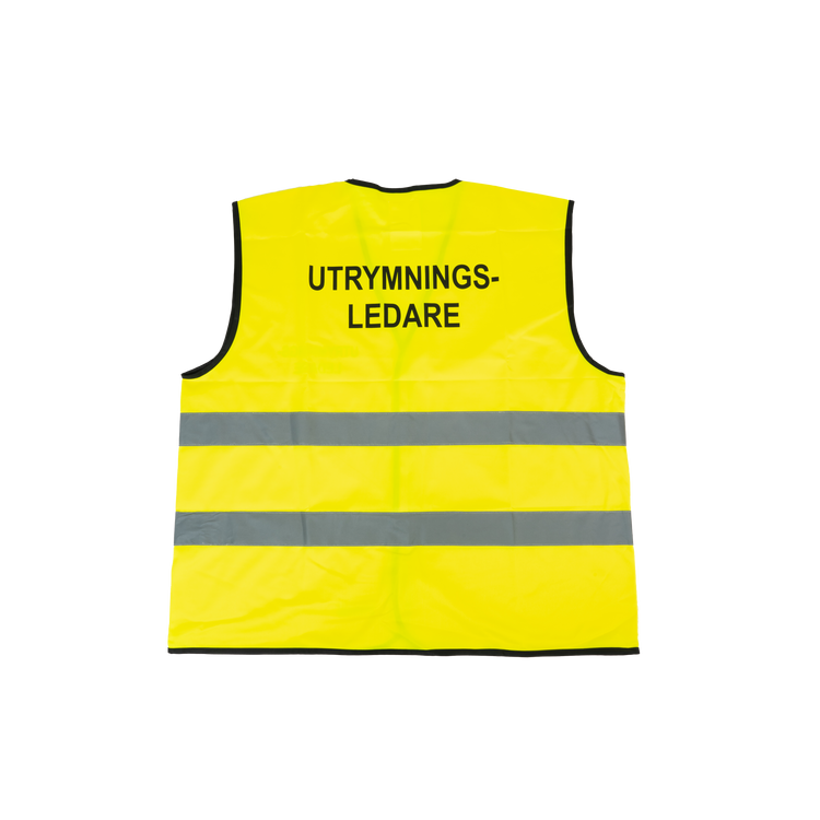 Varselväst Utrymningsledare