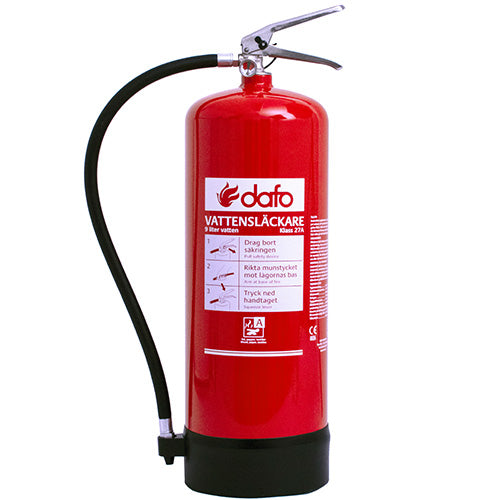 Brandsläckare Dafo Vatten 9 liter